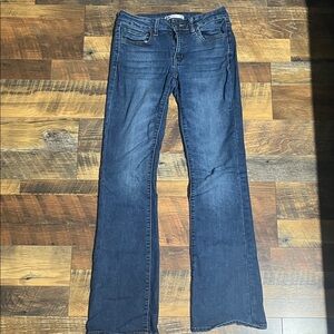 SO Dark Blue Flare Jeans (3)